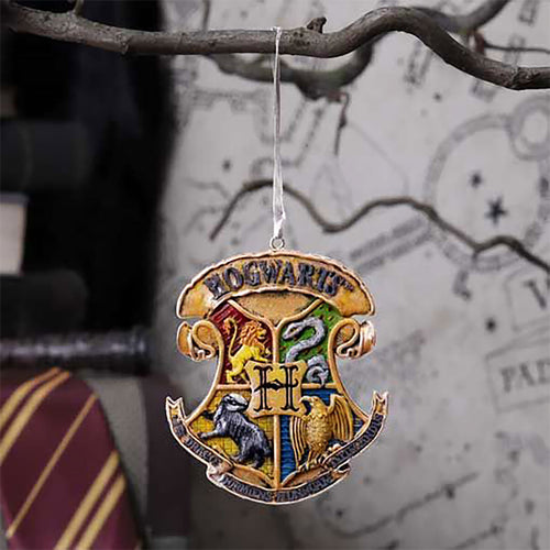 Produktbild Harry Potter - Hogwarts vapensköld julgransprydnad
