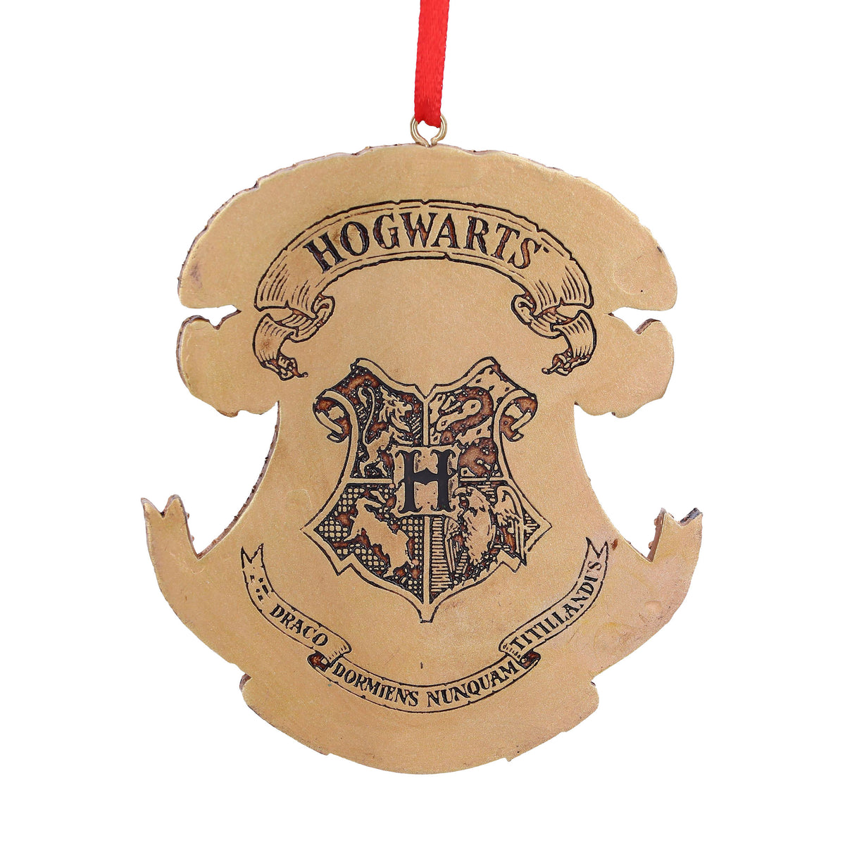 Produktbild Harry Potter - Hogwarts vapensköld julgransprydnad