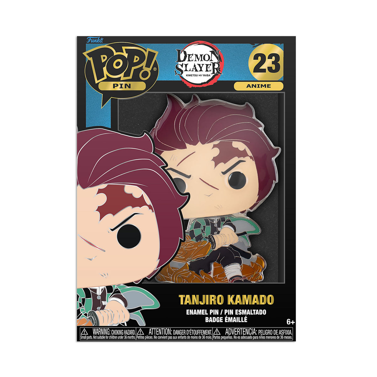 Produktbild Demon Slayer - Tanjiro Kamado Funko Pop Pin 10 cm