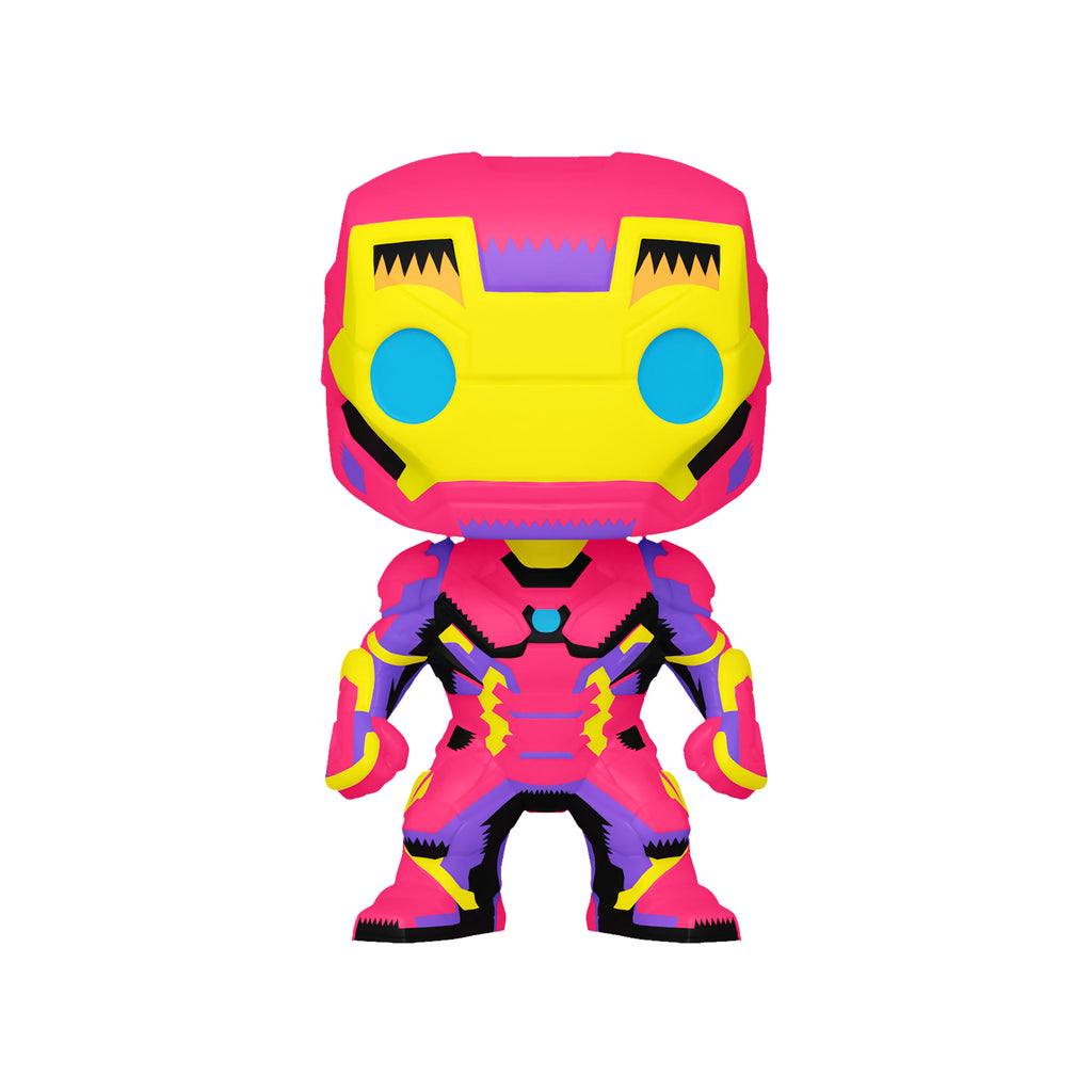 Produktbild Iron Man - Funko Pop Black Light Glow Vickande huvudfigur