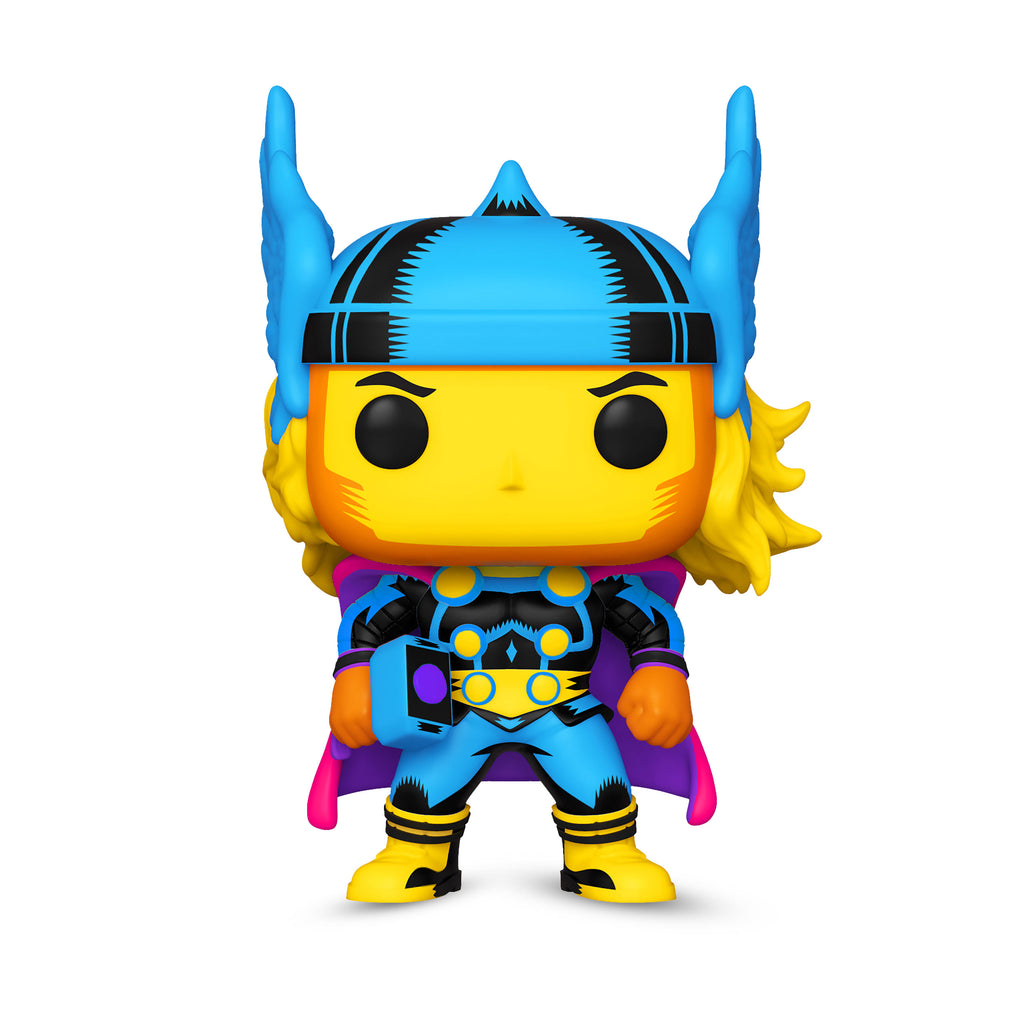 Produktbild Thor - Funko Pop Black Light Glow figur med vickande huvud