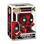 Produktbild Deadpool på skoter Funko Pop figur med vickande huvud