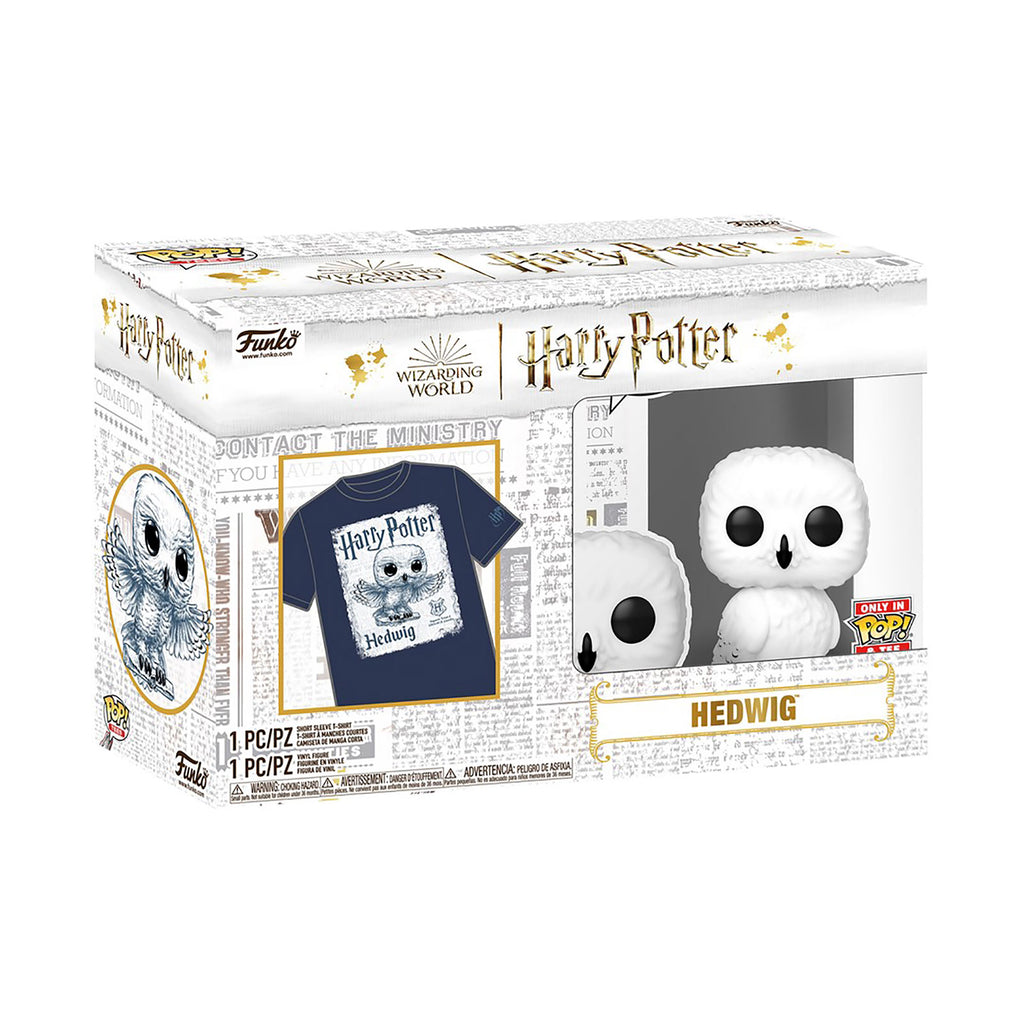 Produktbild Harry Potter - Hedwig T-shirt med Funko Pop-figur