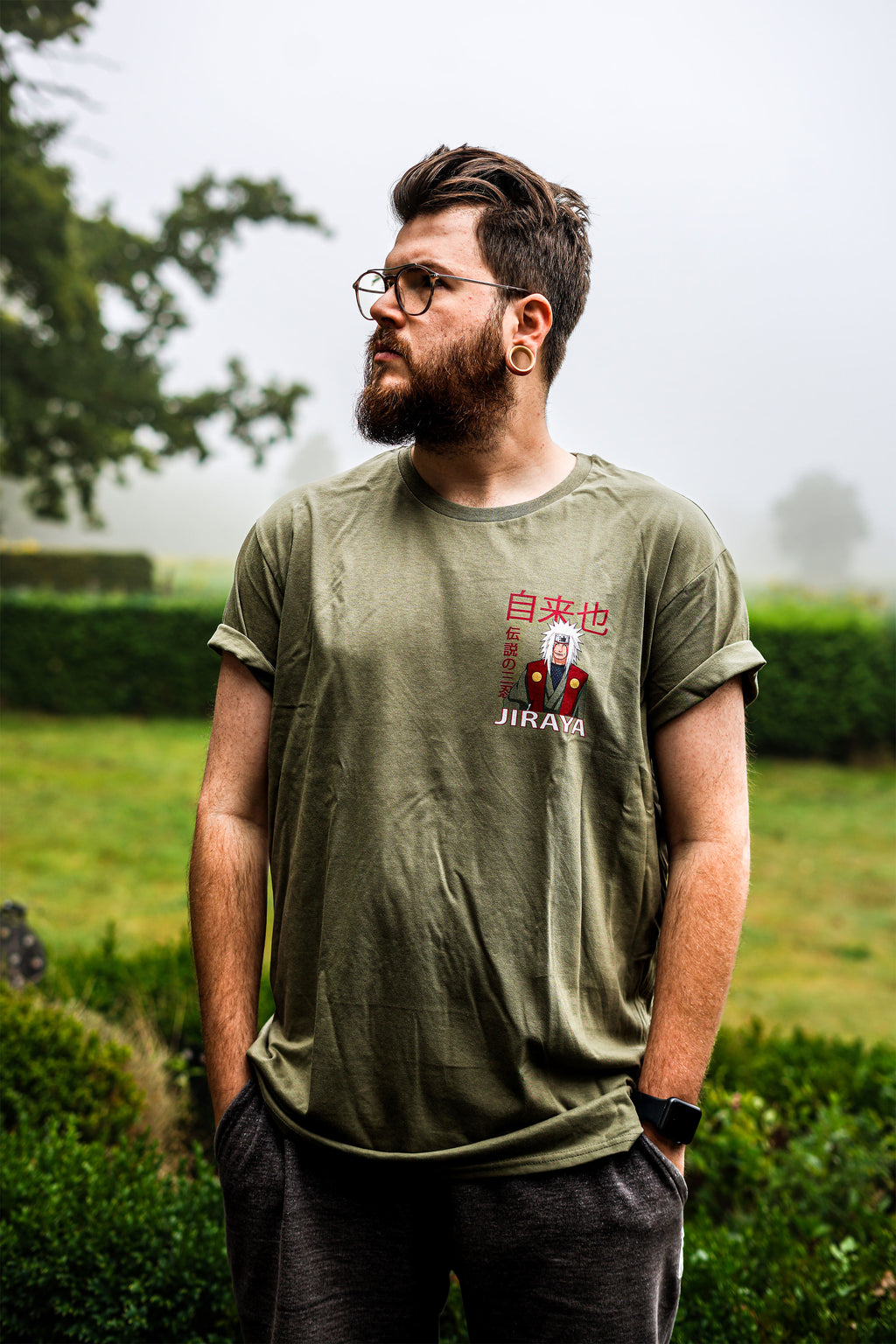 Produktbild Naruto - Jiraya T-shirt grön