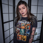 Produktbild The Mandalorian Characters T-shirt grå - Star Wars