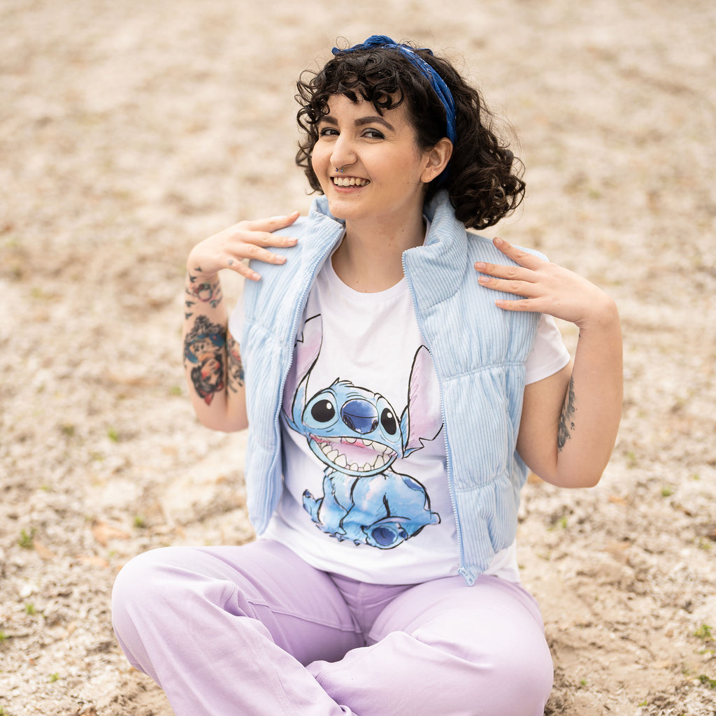 Produktbild Lilo & Stitch - T-shirt Stitch vit