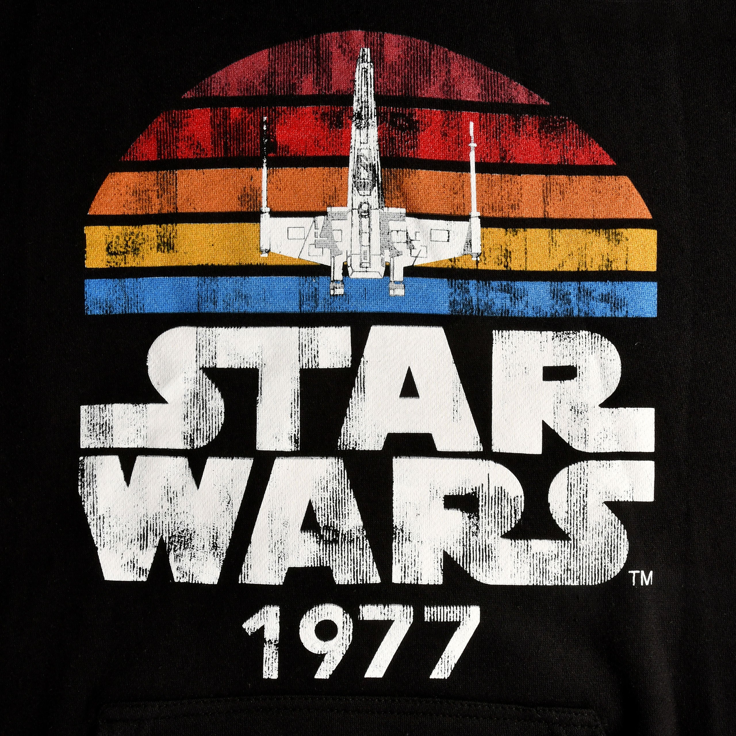 Produktbild Star Wars från 1977 Retro Hoodie Svart