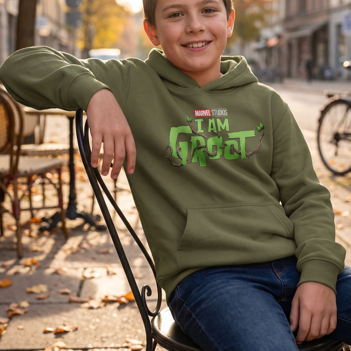 Produktbild Groot Hoodie för barn - Guardians of the Galaxy