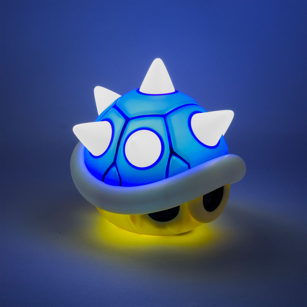 Produktbild Super Mario - Blå skal bordslampa med ljud
