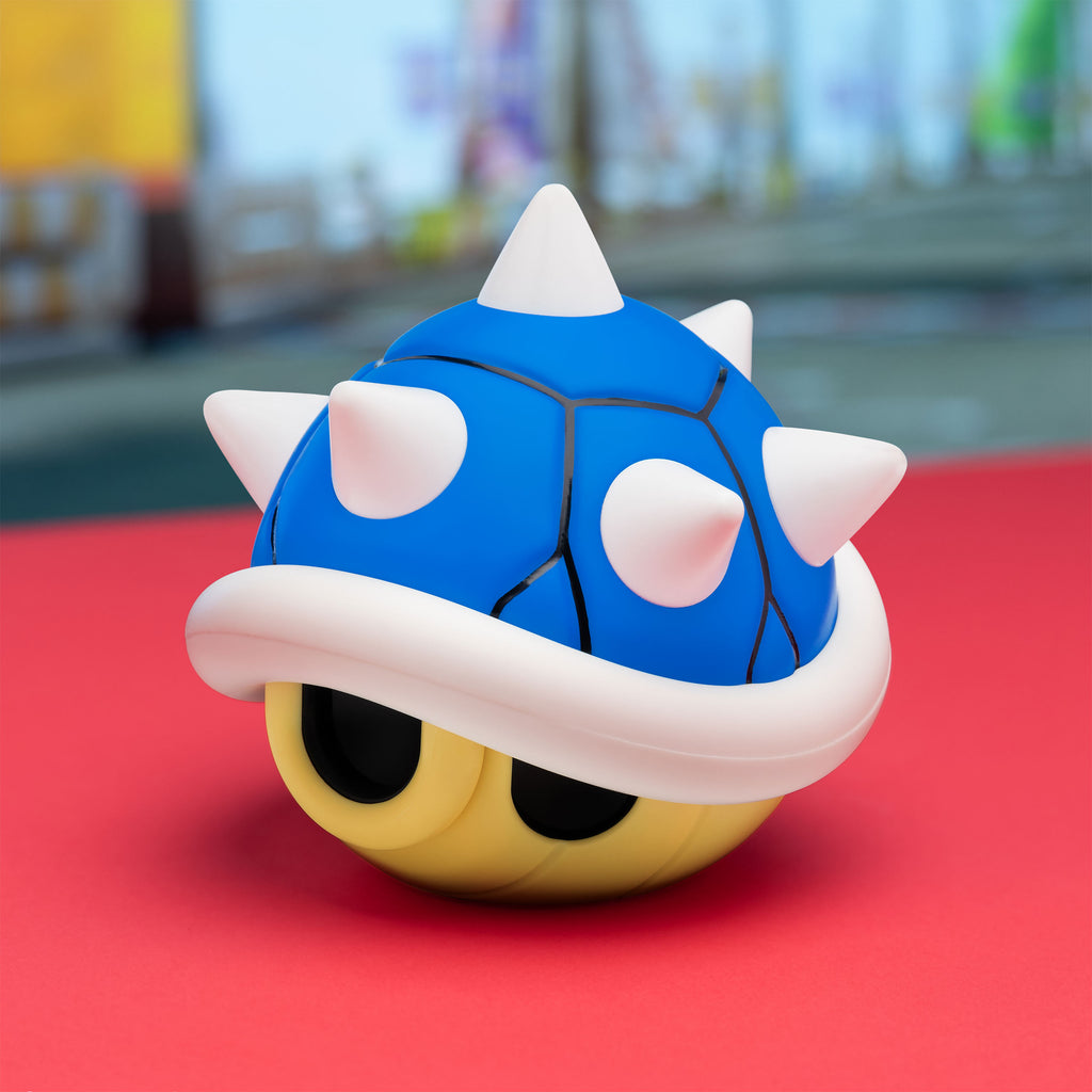 Produktbild Super Mario - Blå skal bordslampa med ljud