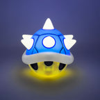 Produktbild Super Mario - Blå skal bordslampa med ljud