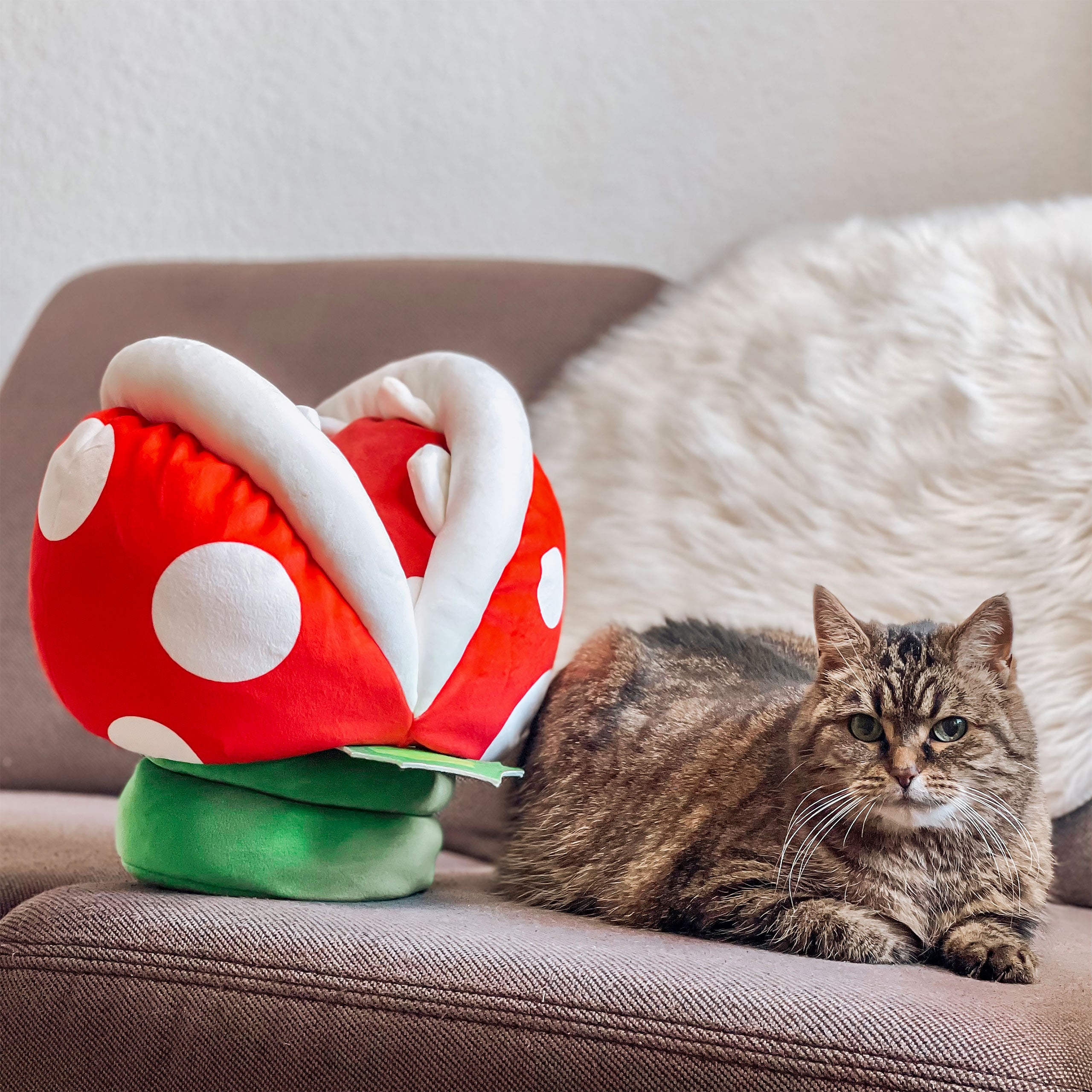 Produktbild Super Mario - Piraya-växt Plyschfigur