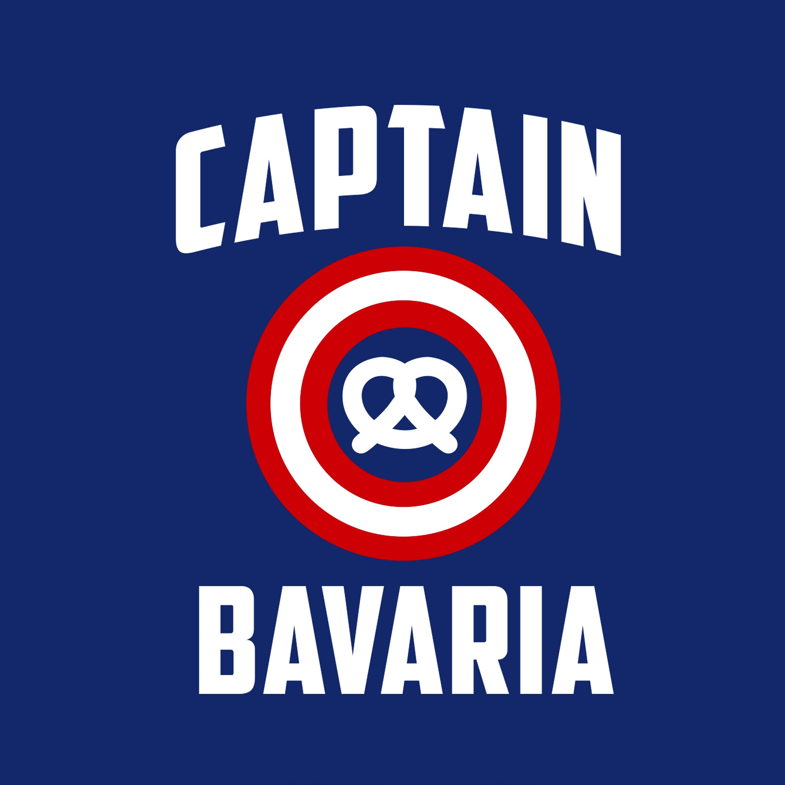 Produktbild Captain Bavaria T-shirt för Captain America-fans blå