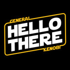Produktbild General Kenobi Hello There T-shirt för Star Wars-fans svart
