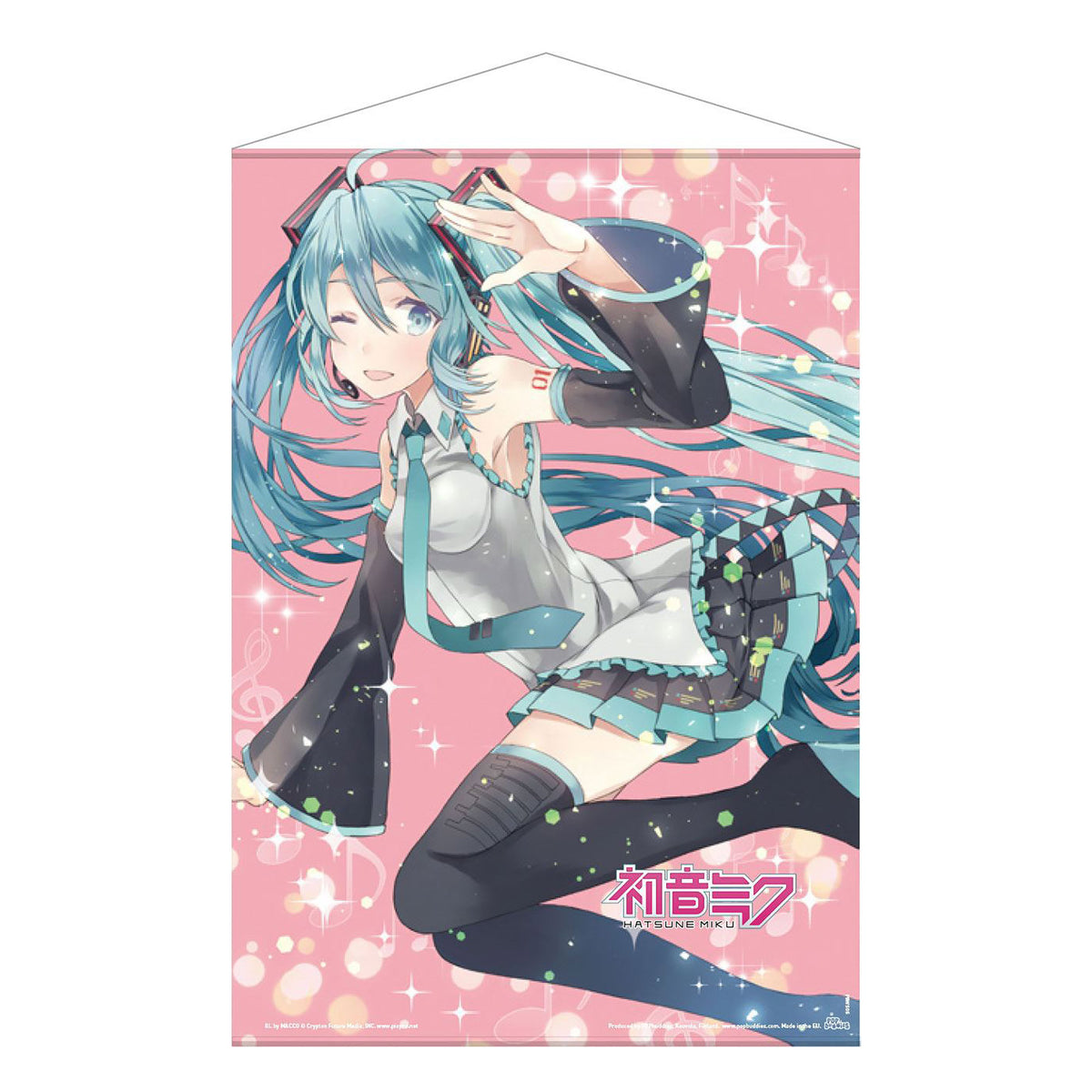 Product image Hatsune Miku - Glitter Miku Wall Scroll