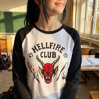 Produktbild Stranger Things - Hellfire Club-emblem longsleeve
