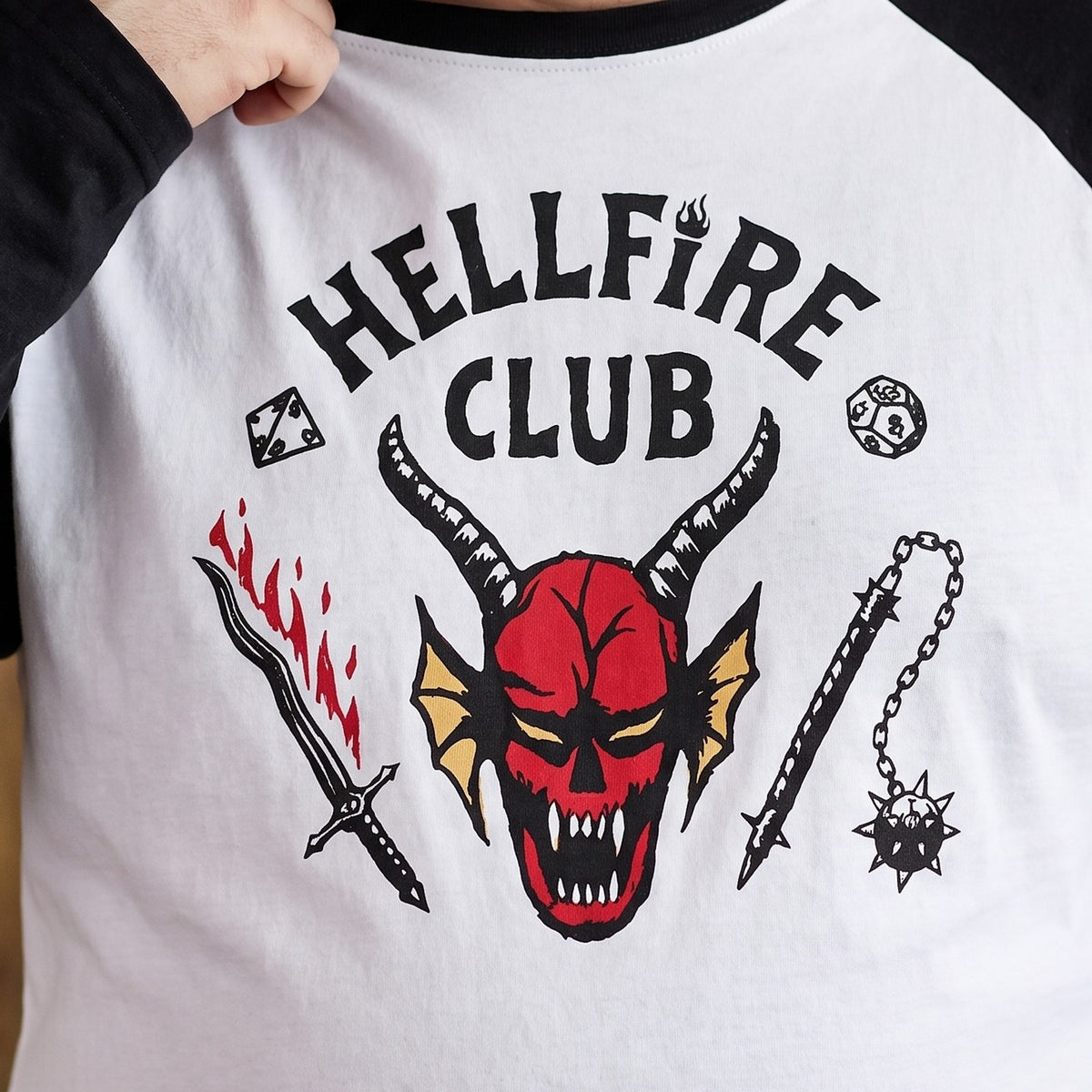 Produktbild Stranger Things - Hellfire Club-emblem longsleeve