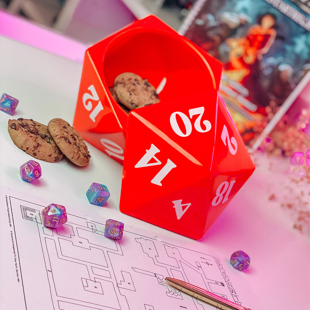 Produktbild D20 kakburk för Pen & Paper-fans
