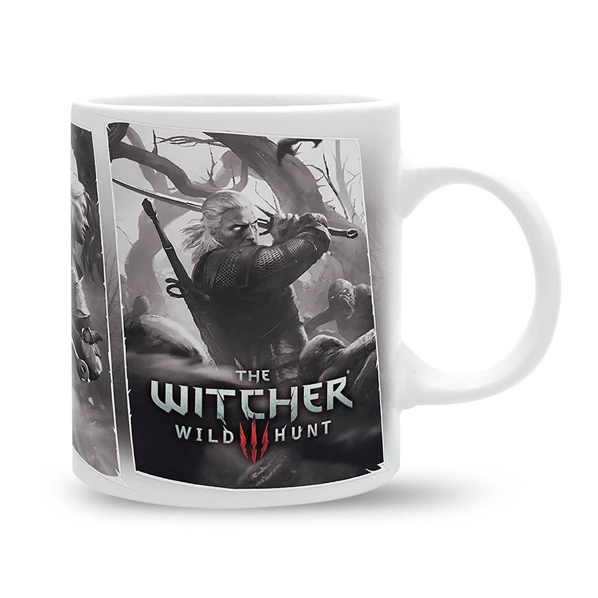 Produktbild Witcher - Mugg med Geralt, Ciri och Yennefer