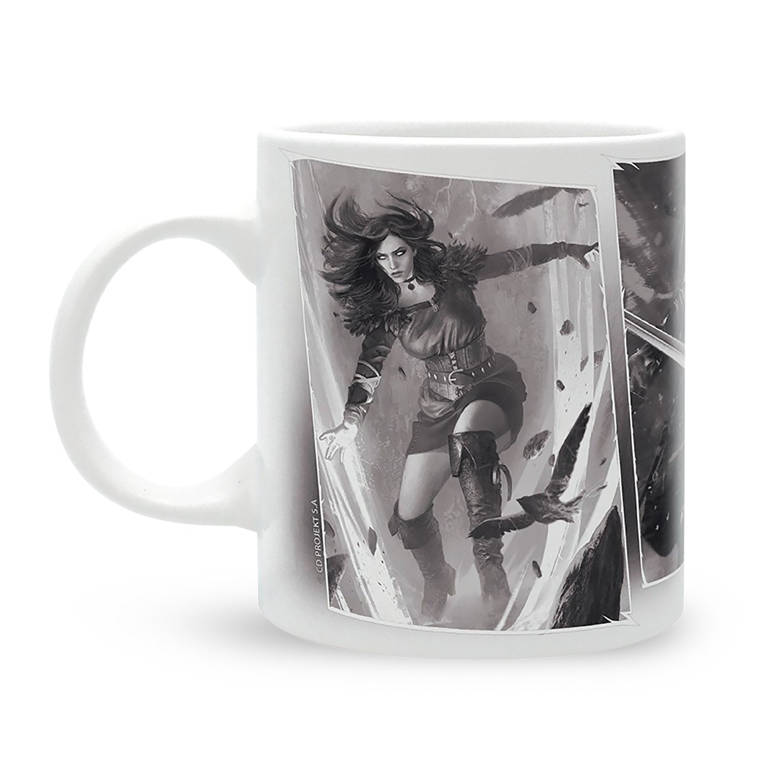 Produktbild Witcher - Mugg med Geralt, Ciri och Yennefer