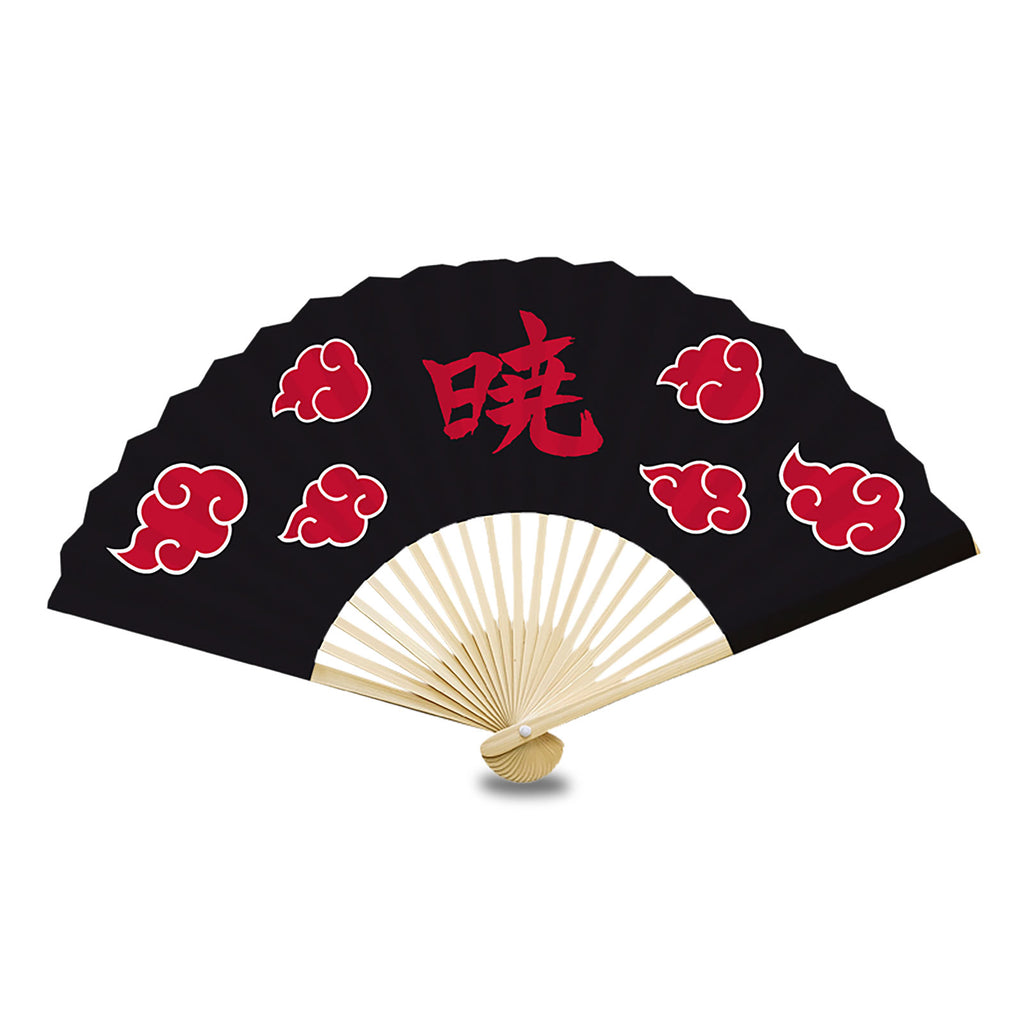 Produktbild Naruto Shippuden - Akatsuki-symbol solfjäder
