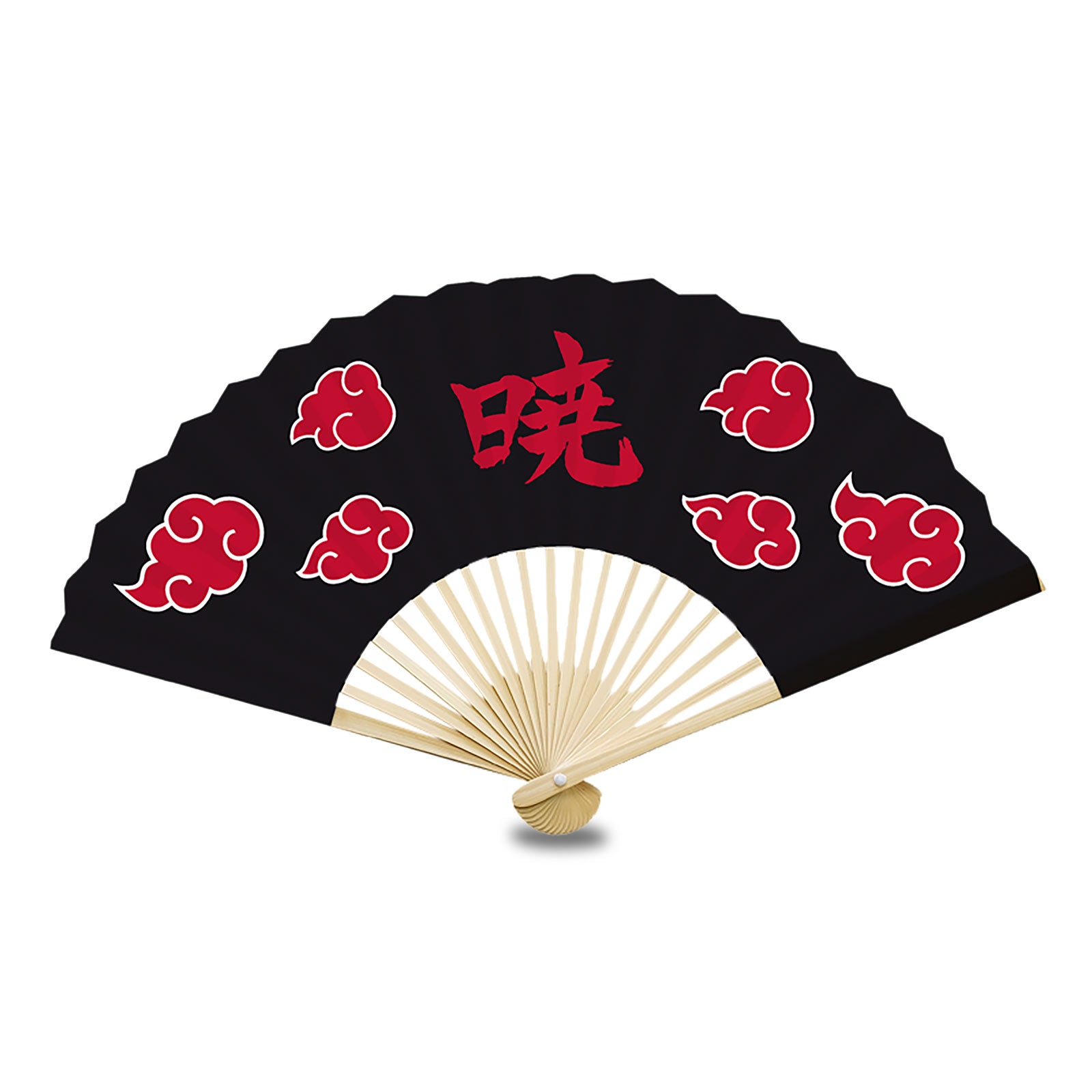 Produktbild Naruto Shippuden - Akatsuki-symbol solfjäder
