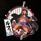Produktbild One Piece - Ruffy huvtröja svart
