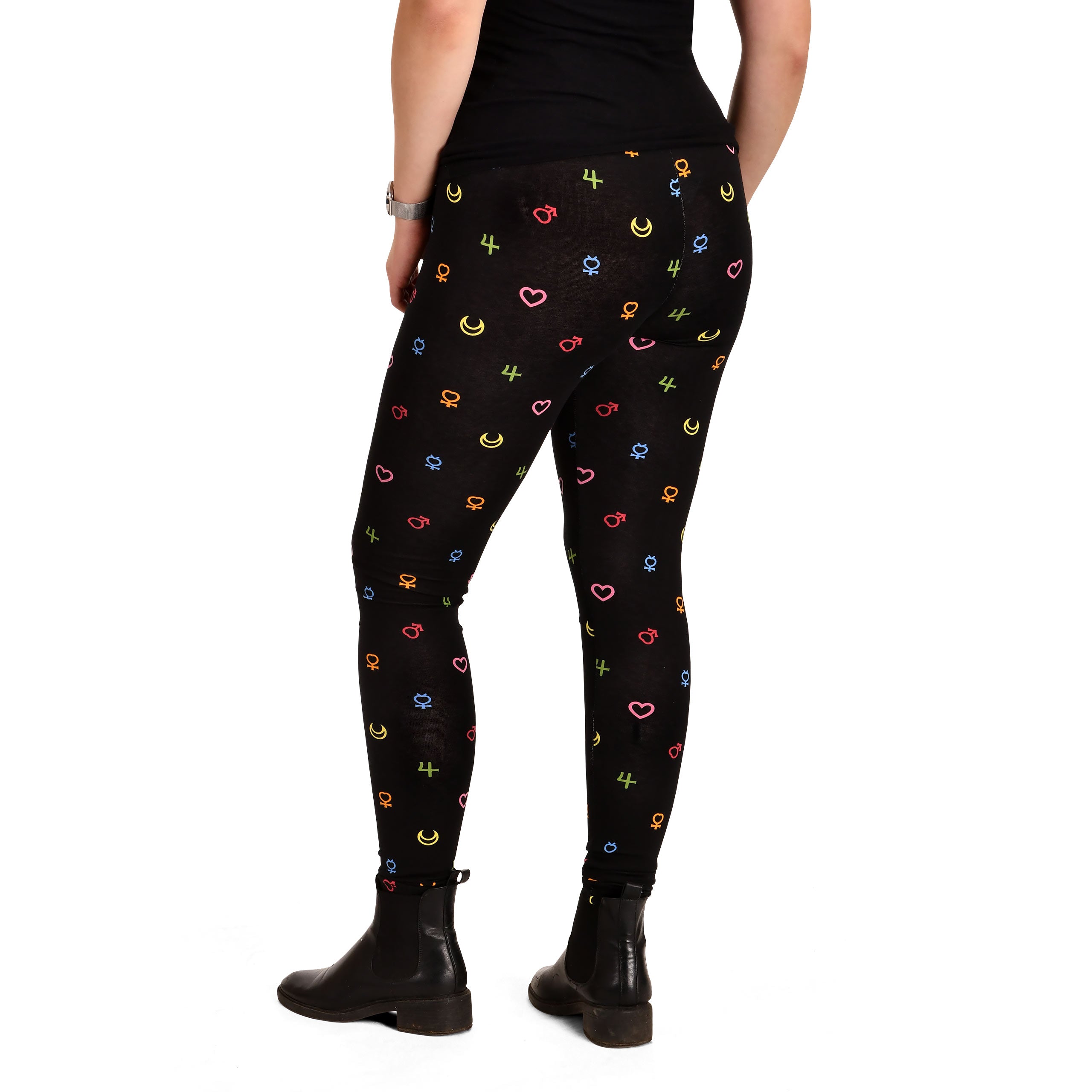 Produktbild Sailor Moon-symbol leggings svart
