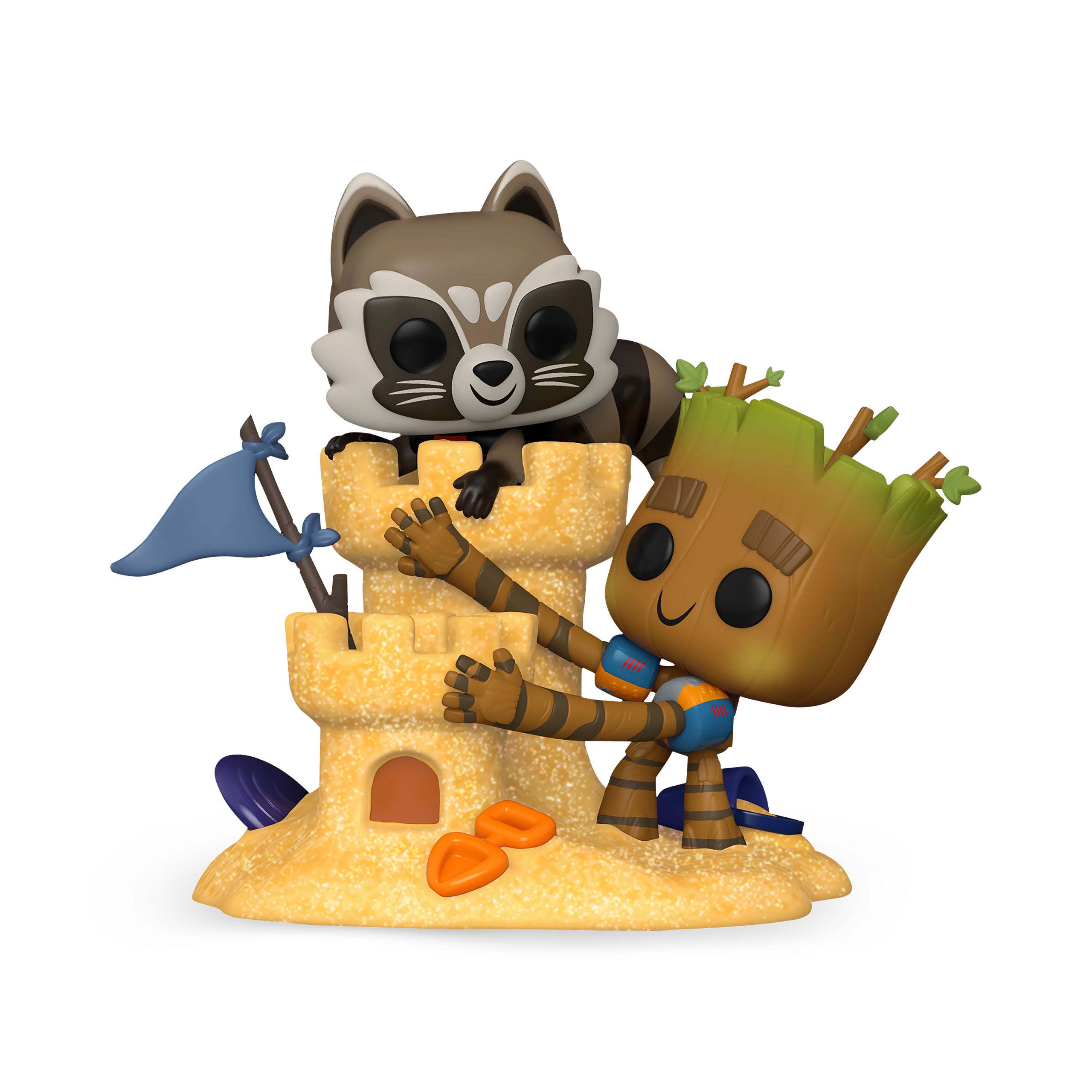 Produktbild Guardians of the Galaxy - Groot & Rocket Raccoon Funko Pop Figur