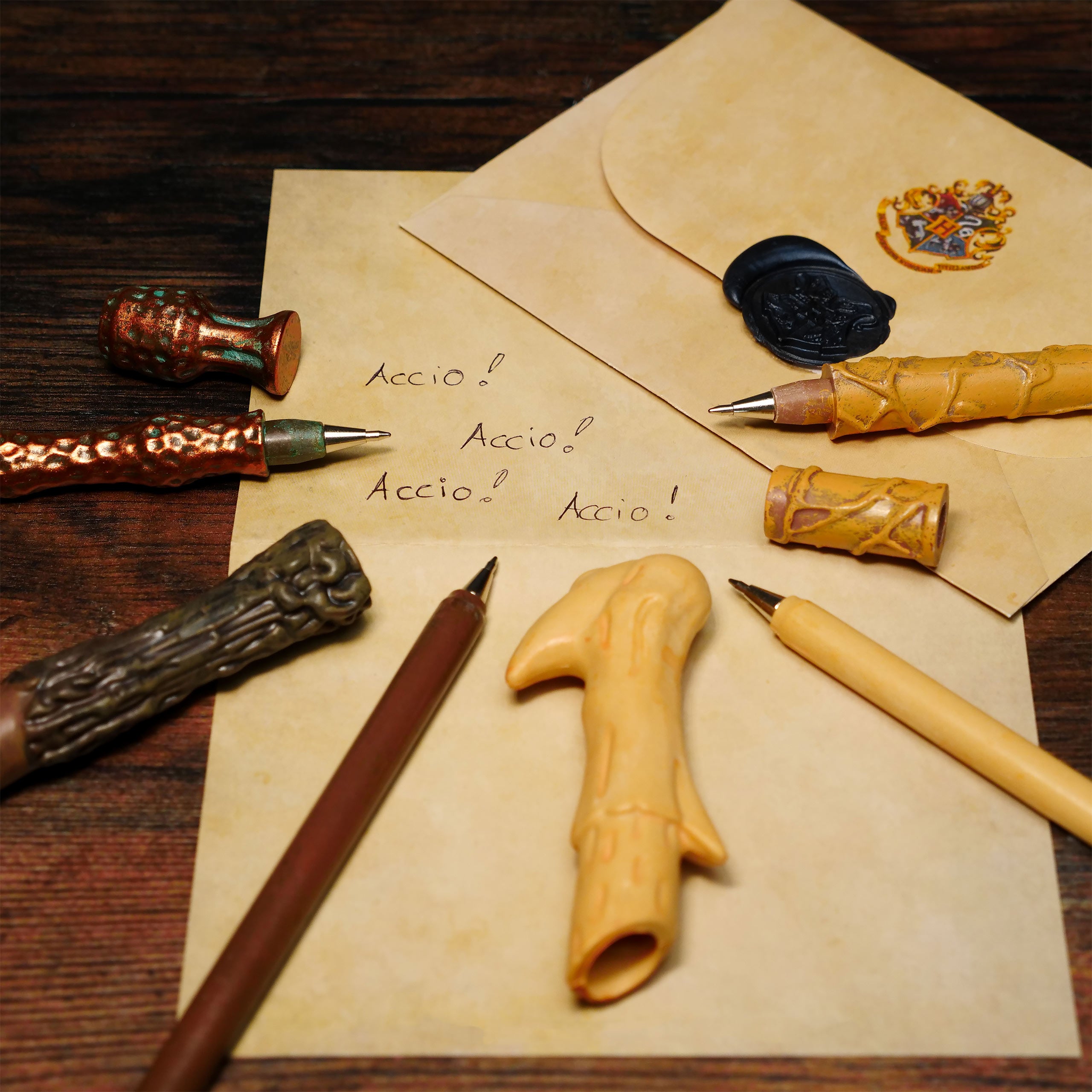 Produktbild Harry Potter - 4-pack trollstavsformade pennor