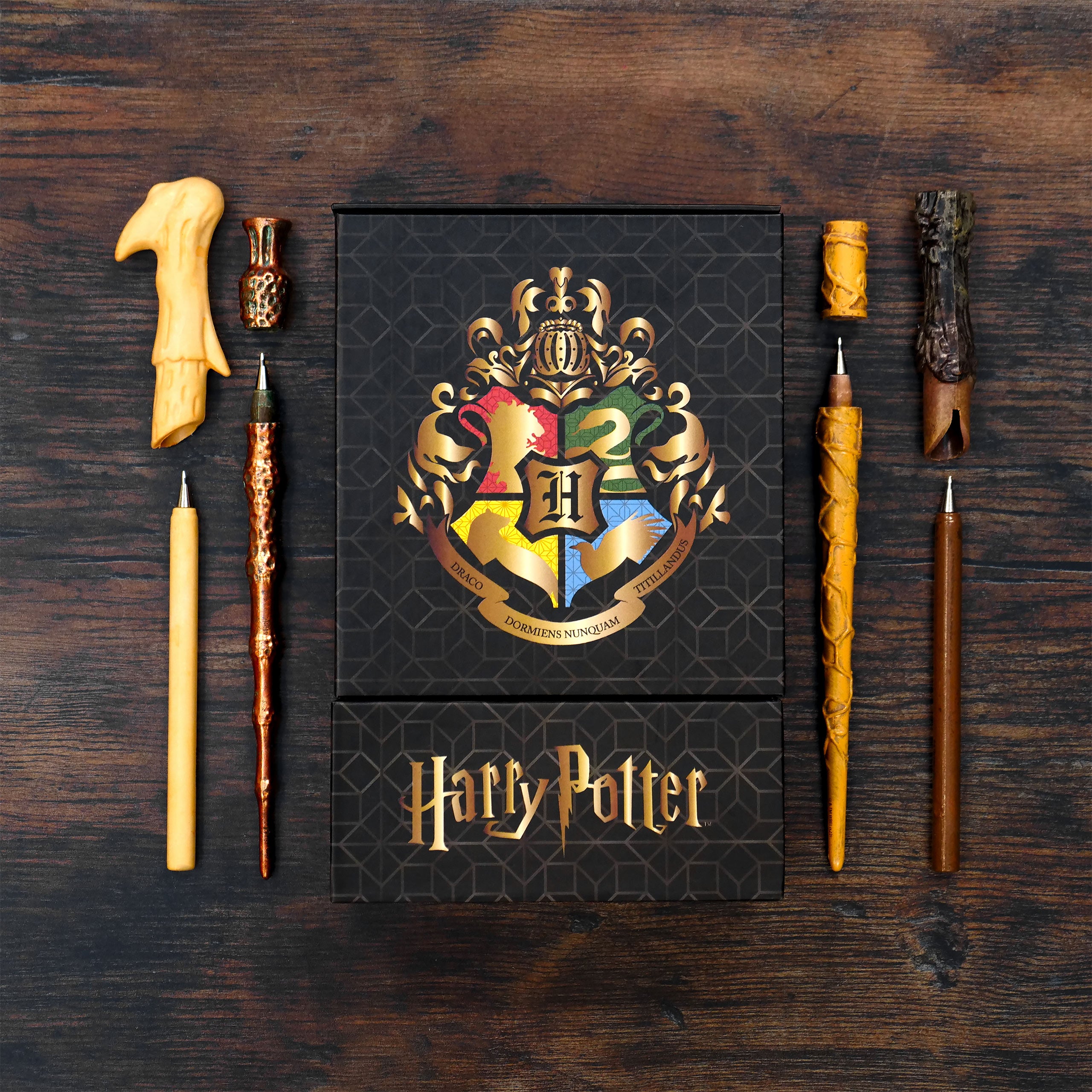 Produktbild Harry Potter - 4-pack trollstavsformade pennor