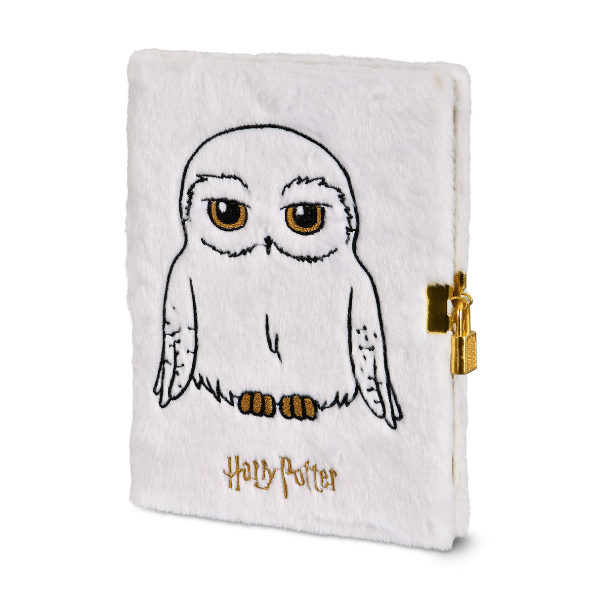 Produktbild Harry Potter - Hedwig Plysch Anteckningsbok A5 med Lås