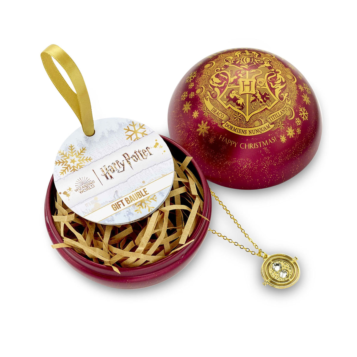 Produktbild Harry Potter - Hogwarts julgranskula med halsband