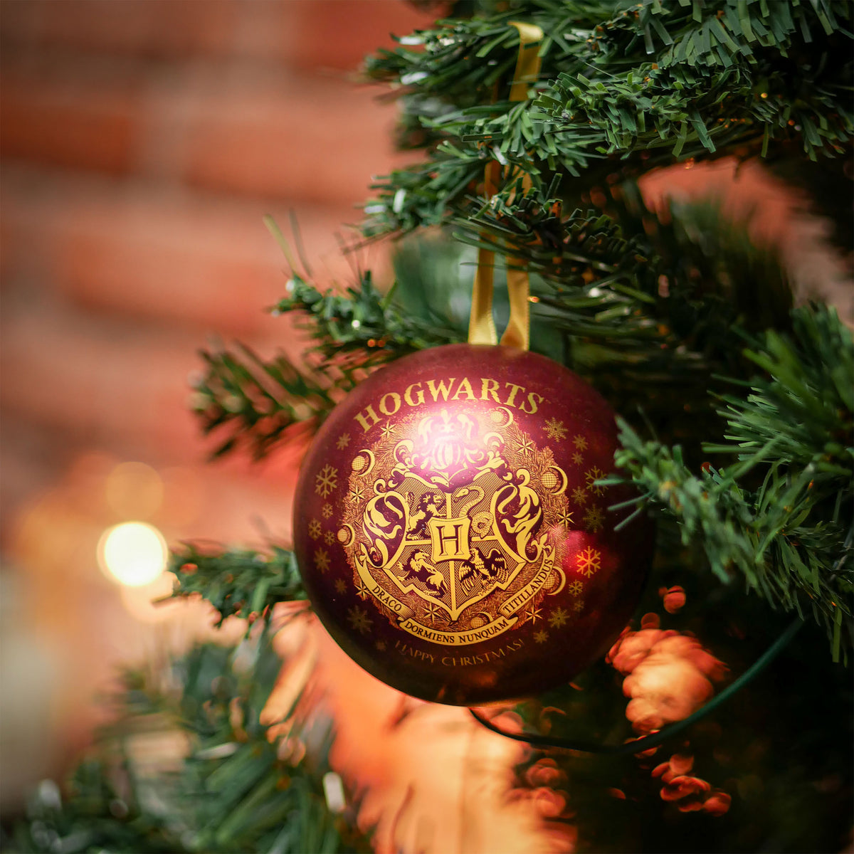 Produktbild Harry Potter - Hogwarts julgranskula med halsband