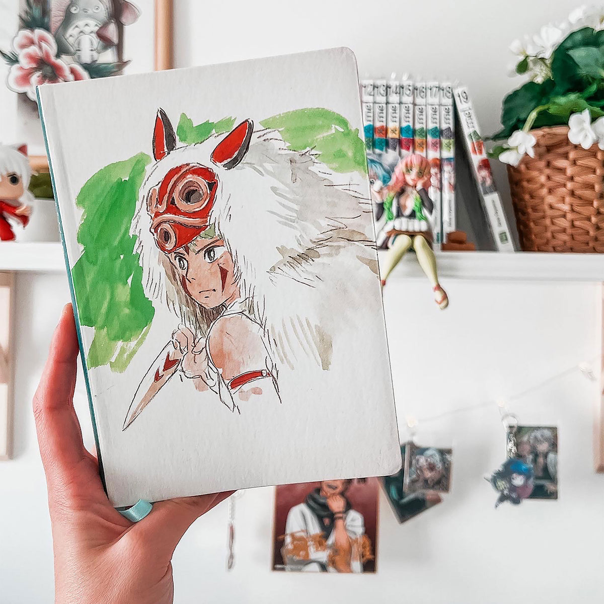 Produktbild Prinsessan Mononoke - Anteckningsbok med karaktärer