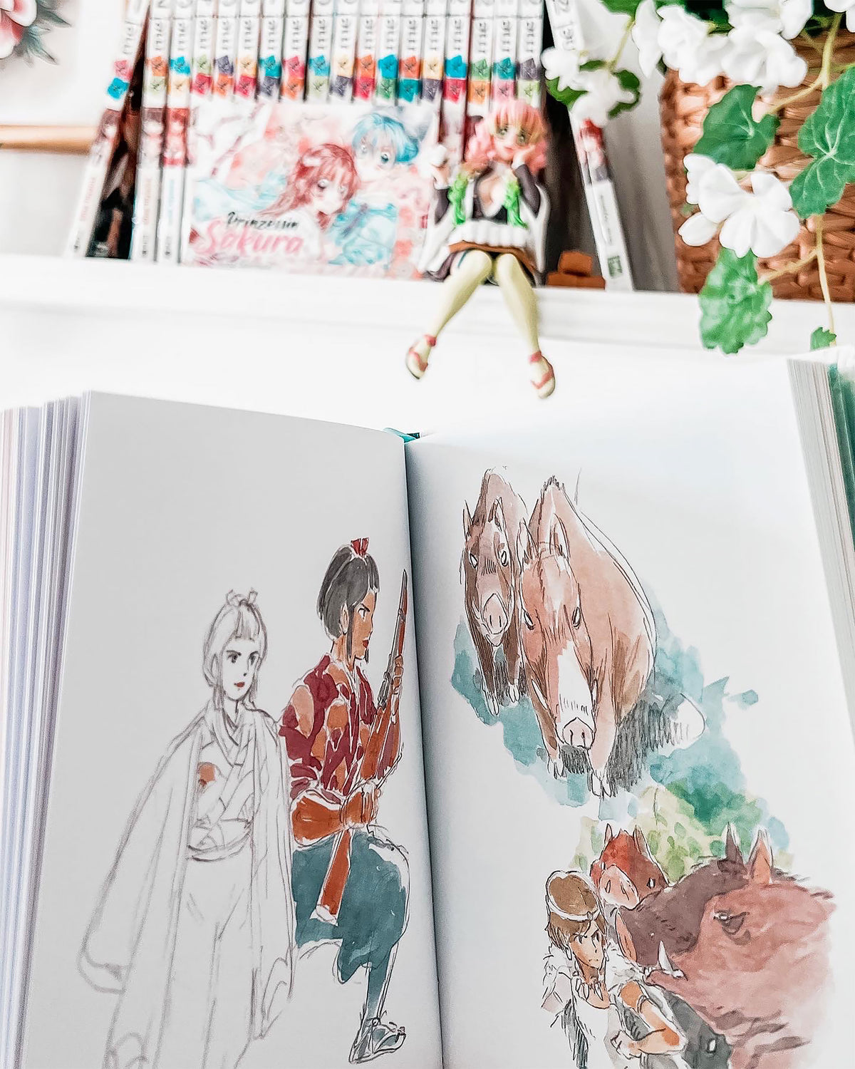 Produktbild Prinsessan Mononoke - Anteckningsbok med karaktärer