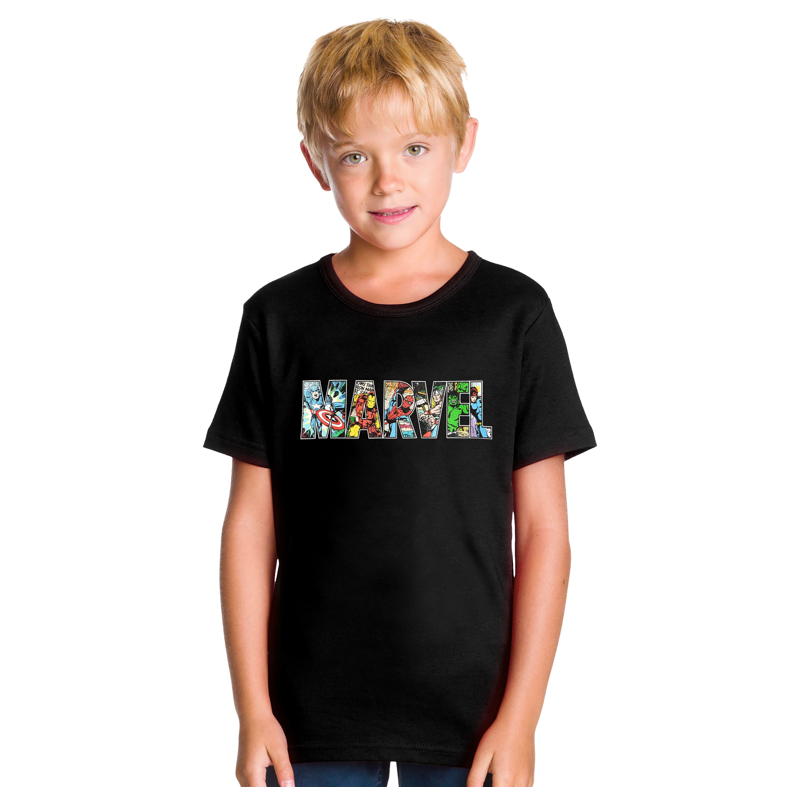 Produktbild Marvel - Comic Logo T-shirt för barn svart