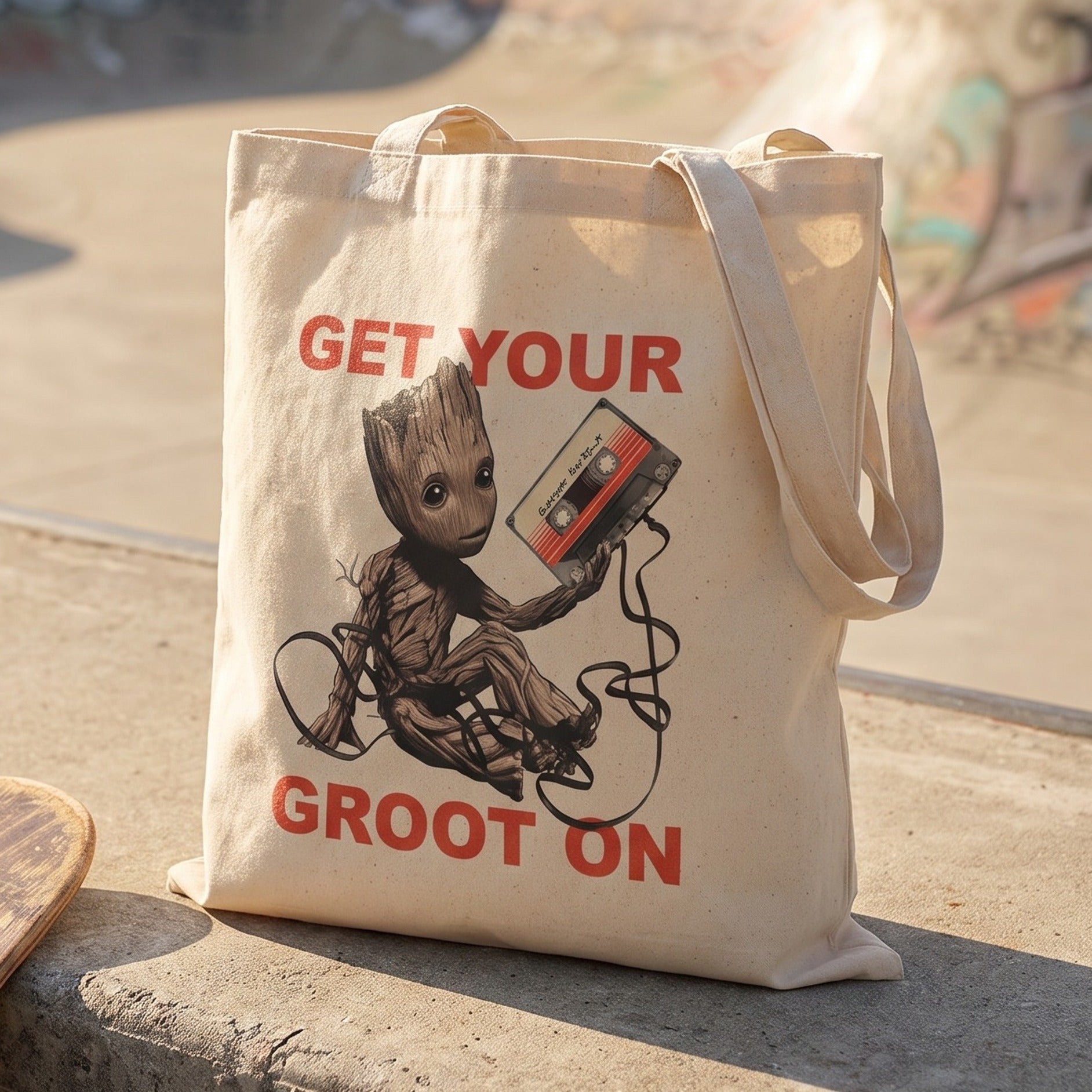 Produktbild Guardians of the Galaxy - Get Your Groot On tygpåse