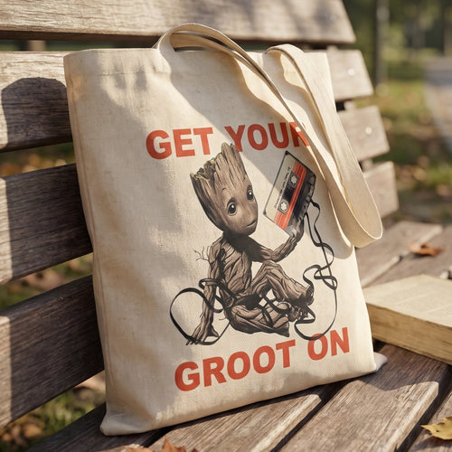 Produktbild Guardians of the Galaxy - Get Your Groot On tygpåse