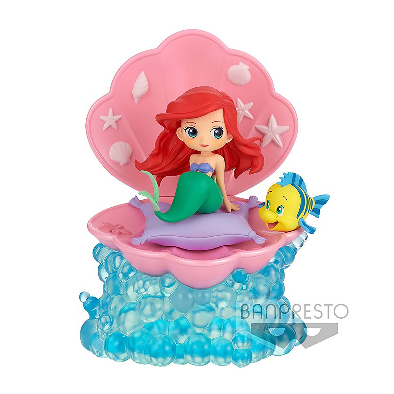 Produktbild Ariel - Den lilla sjöjungfrun med snäcka Q Posket Figur Version A