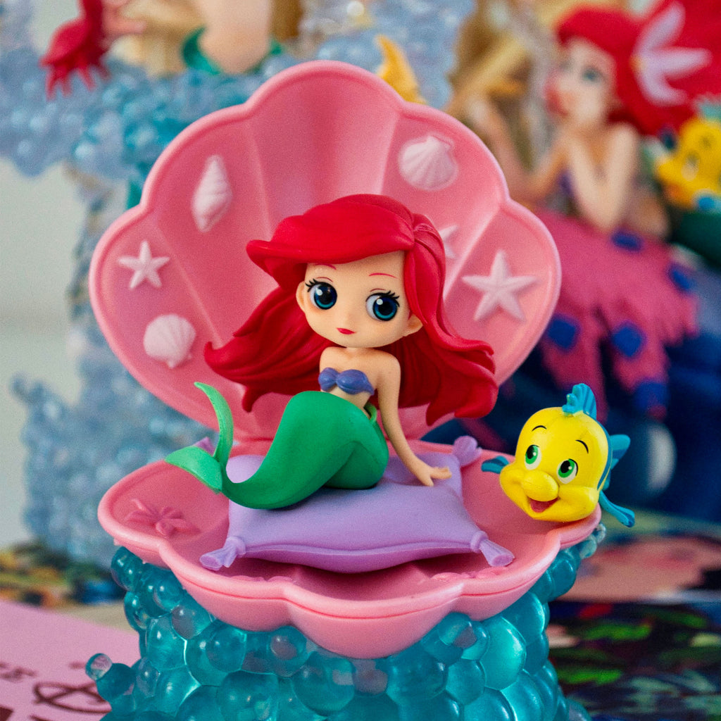 Produktbild Ariel - Den lilla sjöjungfrun med snäcka Q Posket Figur Version A