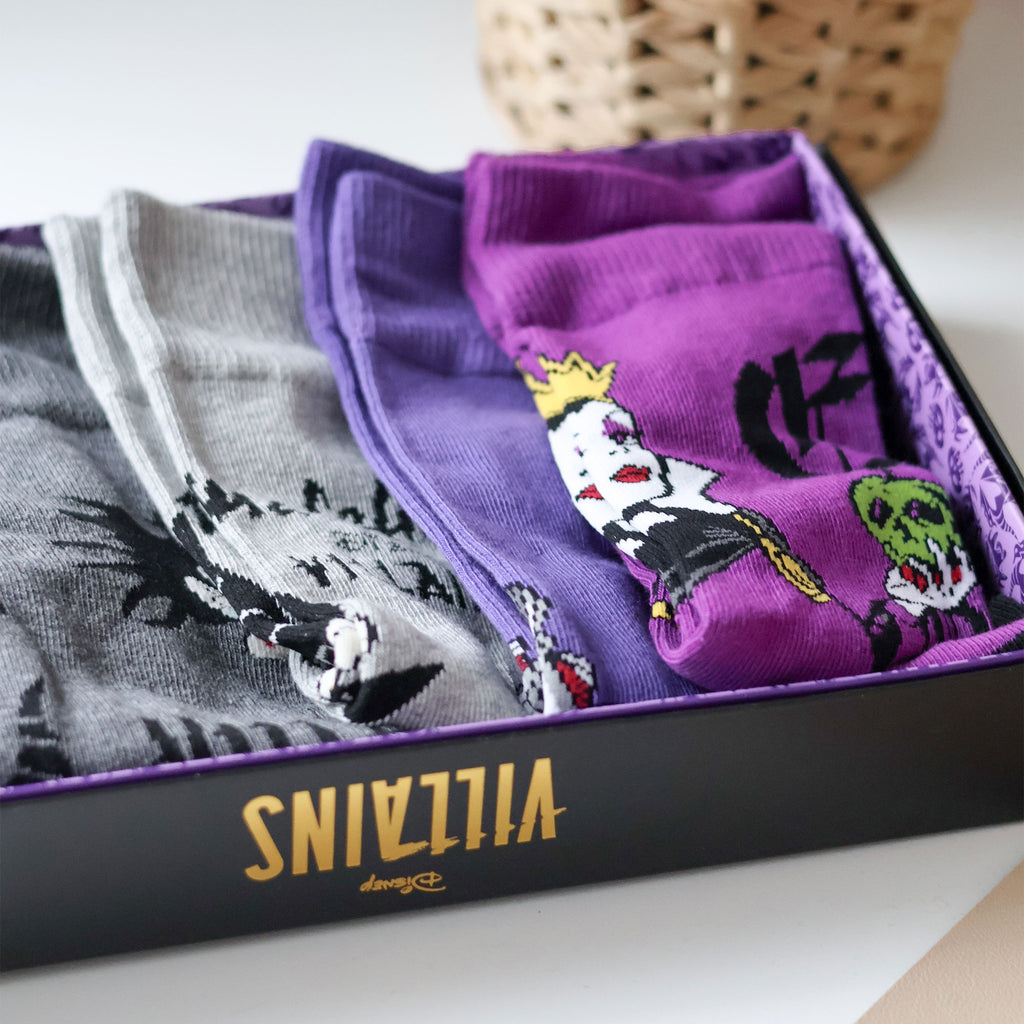 Produktbild Disney Villains Strumpor 5-pack
