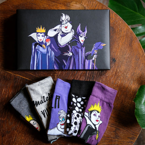 Produktbild Disney Villains Strumpor 5-pack