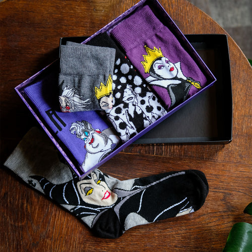 Produktbild Disney Villains Strumpor 5-pack