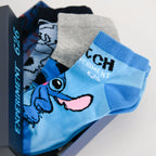 Produktbild Lilo & Stitch Sneakersstrumpor 3-pack