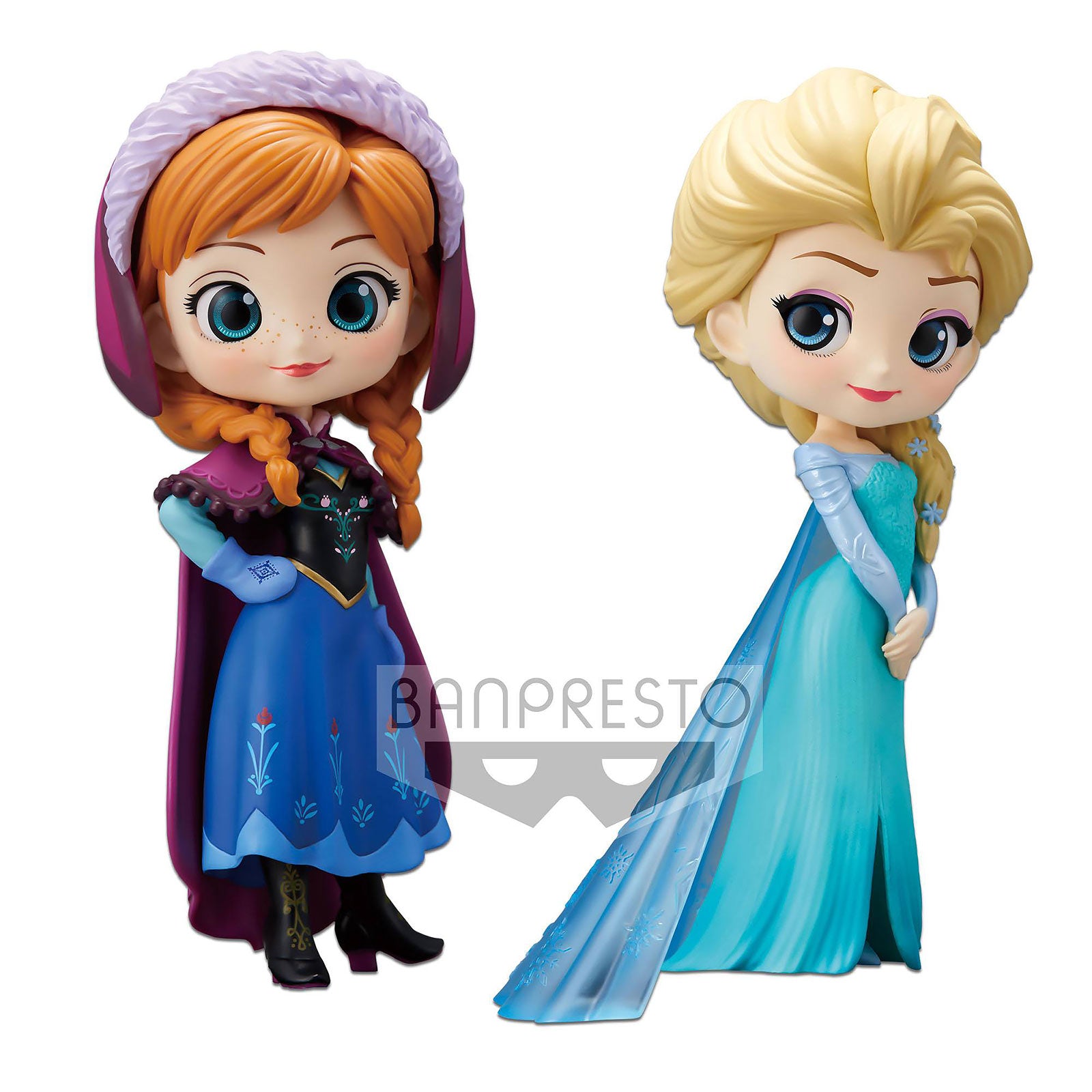 Produktbild Frozen - Anna & Elsa Q Posket Figurset
