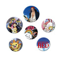 Produktbild One Piece Red - Protagonistpins 6-pack
