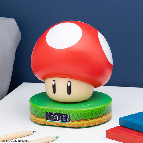 Produktbild Super Mario - Super-Svamp Väckarklocka