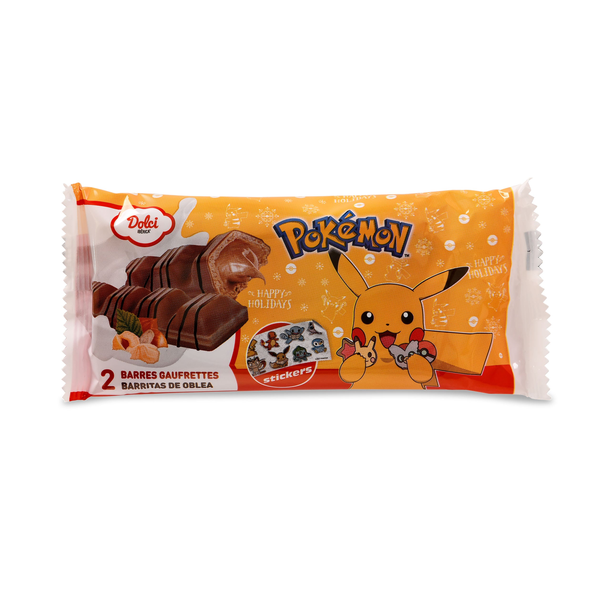 Produktbild Pokemon - Pikachu våffelstång med klistermärken