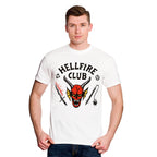 Produktbild Stranger Things - Hellfire Club Logo T-shirt vit